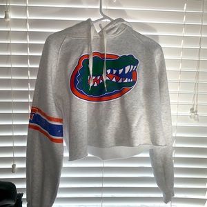 UF oversized cropped hoodie